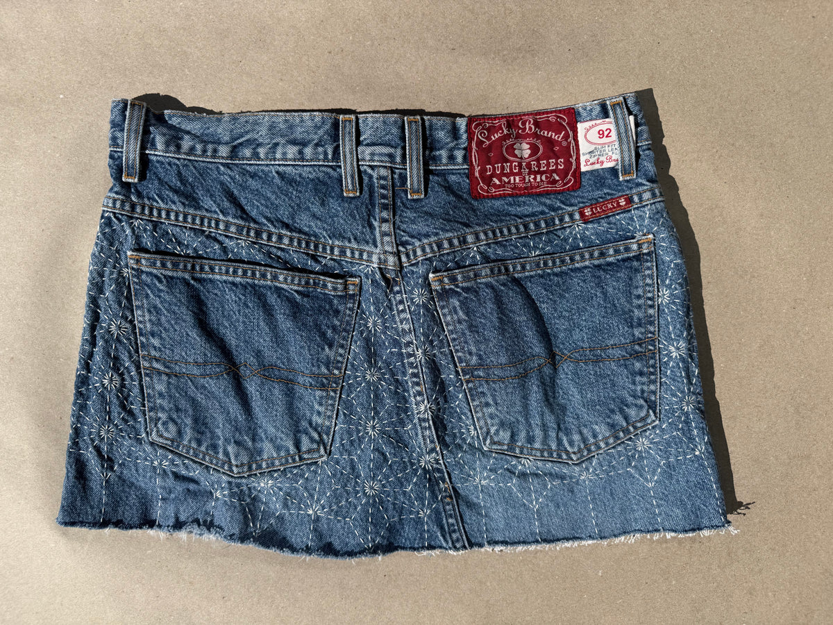 Sashiko Vintage Denim Mini