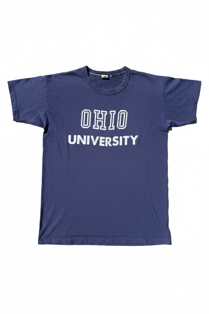 Vintage Ohio University Faded Navy Tee