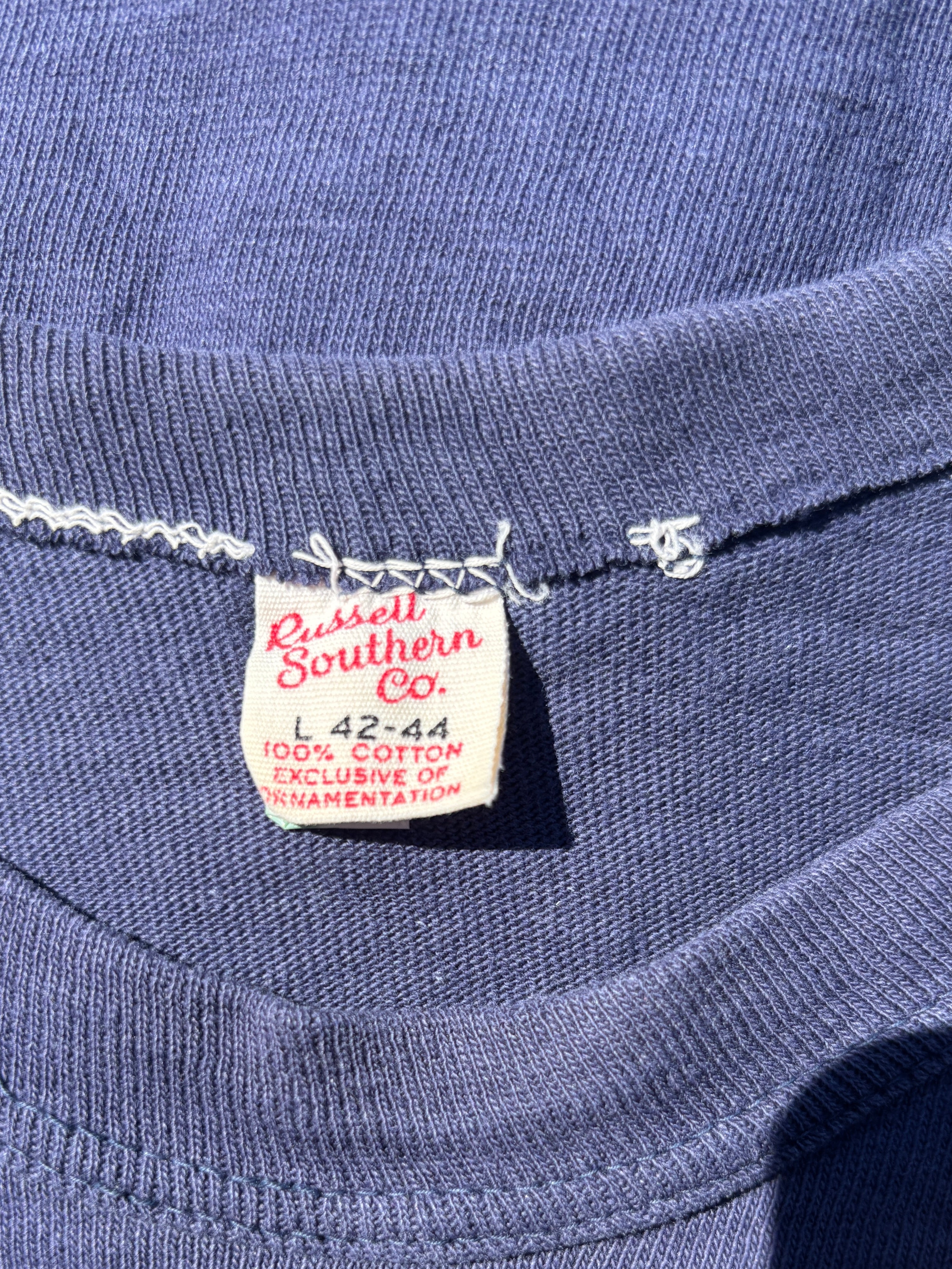 Vintage Ohio University Faded Navy Tee