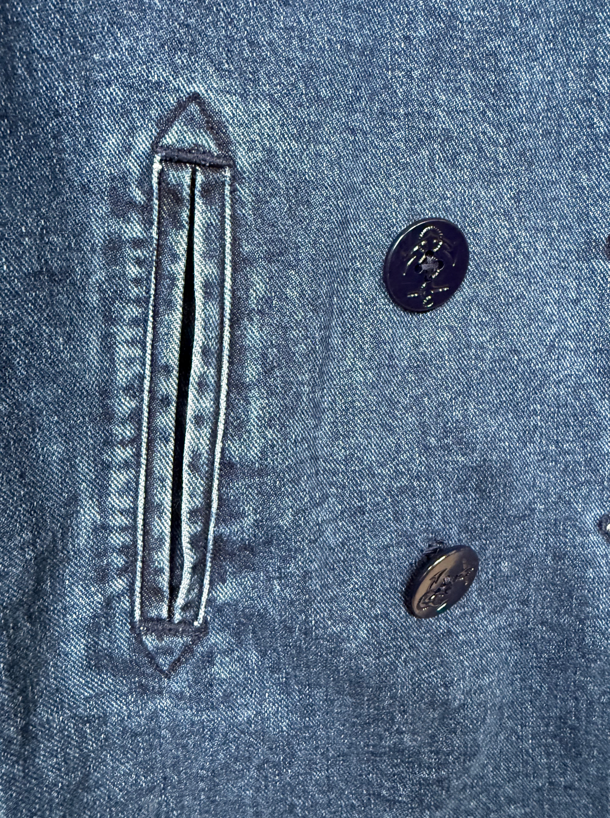 Vintage Ralph Lauren Denim Peacoat Jacket | Women’s M