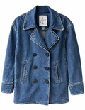 Vintage Ralph Lauren Denim Peacoat Jacket | Women’s M